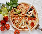 Assorted Pizza Slices; Ingredients