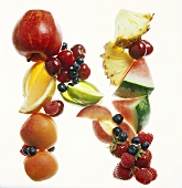 Buchstabe N aus Früchten