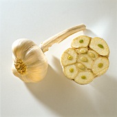One whole and one half garlic bulb