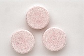 Three soluble vitamin tablets
