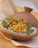 Moroccan rice with clams and spices