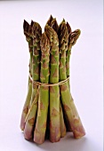 Fresh Green Asparagus in a Bundle