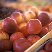 Nectarines in Crate