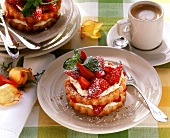 Strawberry tartlet with mascarpone mousse