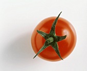 A cherry tomato (top)