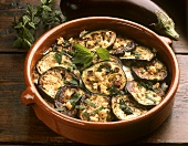 Aubergine gratin