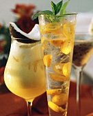 Drei Cocktails: Kumcai, Exotic suprise und Batida de Coco