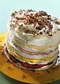 Ice review cake (layered ice cream cake)