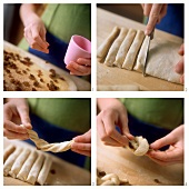 Making Swedish cinnamon rolls