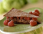 Chocolate Wafers; Mousse