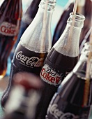 Cola and Cola light in bottles