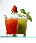 Strawberry and Mint Lemonade