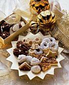 Platter of Assorted Christmas Cookies