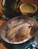 Chicken in salt crust