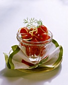 Vodka cocktail tomatoes