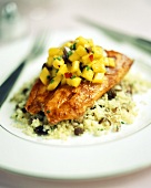 Mango Chicken on Couscous