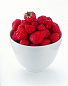 Wild strawberries in a bowl