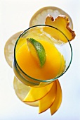 Mango drink with ginger