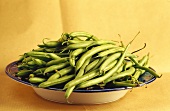 Green beans on a plate
