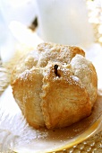 Vanilla apple in puff pastry