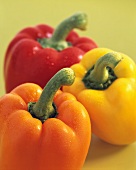Assorted Bell Peppers with different Colors
