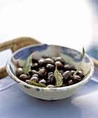 Black Olives in Bowl