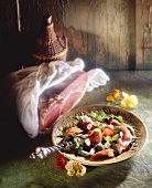 Parma ham salad