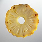 Eine Ananasscheibe