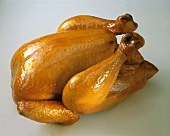 Gebratenes Huhn mit Honigglasur