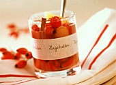 Pickled rosehips (tasty with savoury dishes)