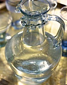 A carafe of table water