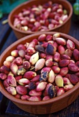 Greek pistachios in bowl