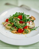 Vegetable salad with mint