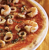 Pizza with Seafood