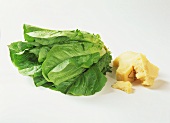 Romaine lettuce with parmesan