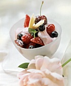 Fruit quark with berries