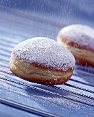 Fritters with icing sugar