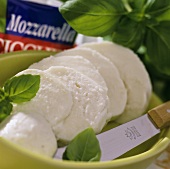 Sliced mozzarella