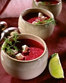 Red Beet-Cream Soup