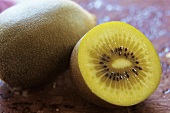 Golden kiwi fruits