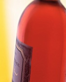A bottle of rose (close-up)