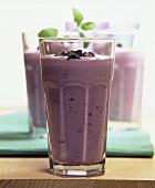 Blueberry yoghurt drink