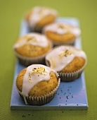 Lemon and poppy seed muffins