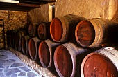 Old wine barrels stored at Jacobs Creek, Barossa, Australia