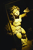 Bacchus-Figur in einem Weinmuseum in Paris, Frankreich