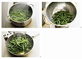 Cooking green beans