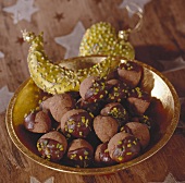 Chocolate nut balls