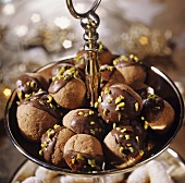Chocolate nut balls