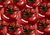 Tomato, artistic surreal shot