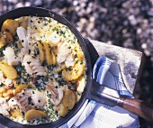 Mecklenburg Pfannfisch (fish and potato dish)